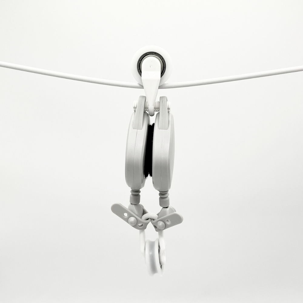 Pulley sandwich for the cable management system