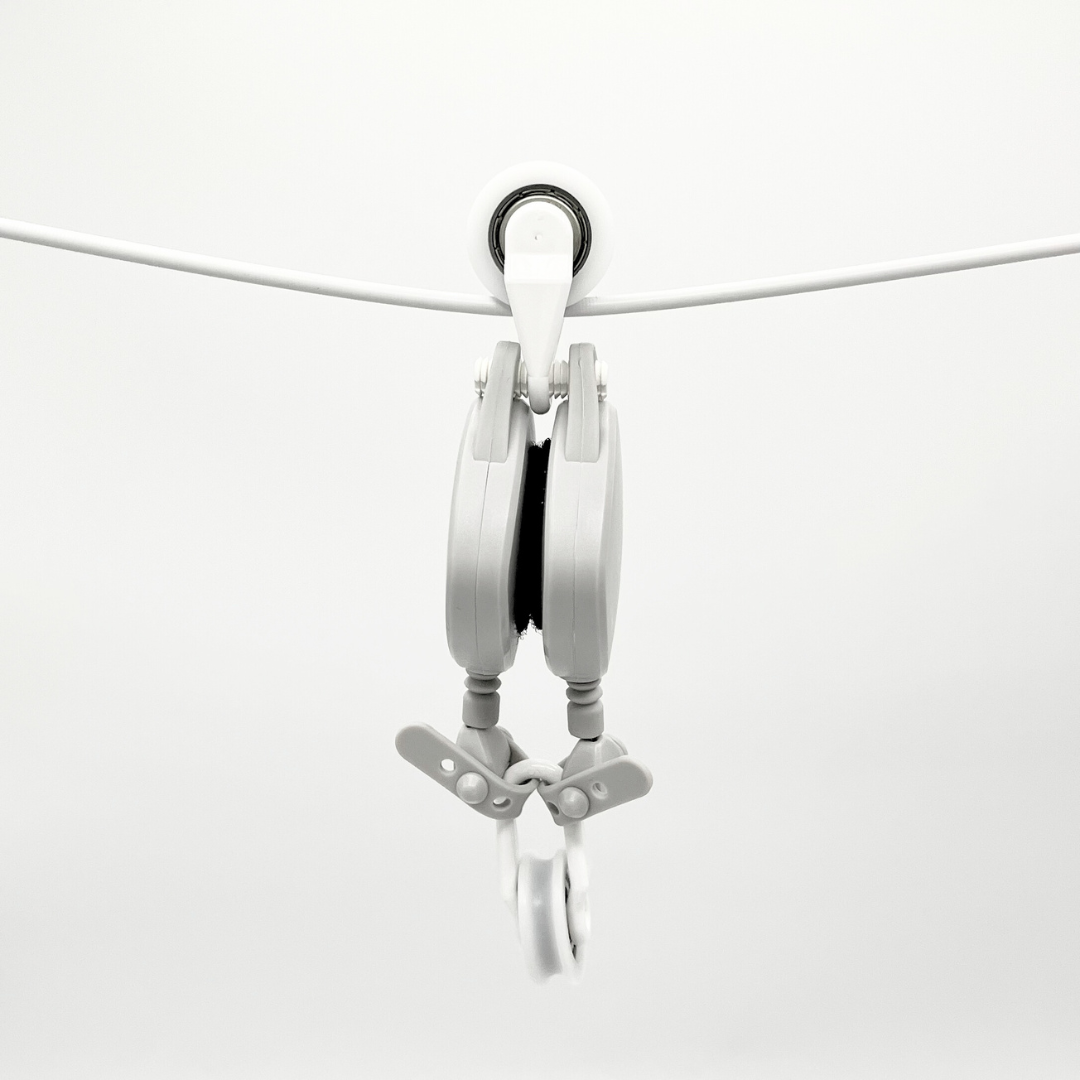 Pulley sandwich for the cable management system